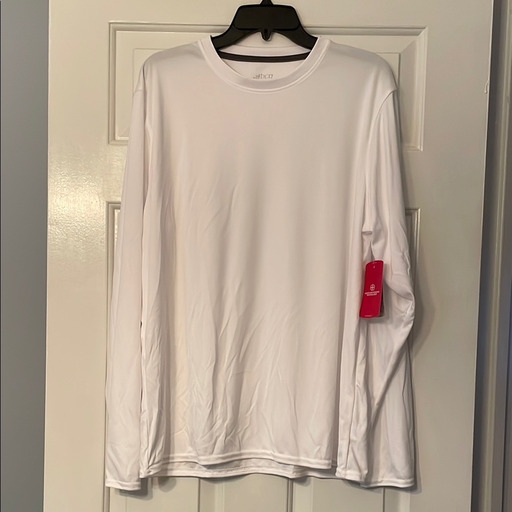 BCG White Moisture-Wicking Tee